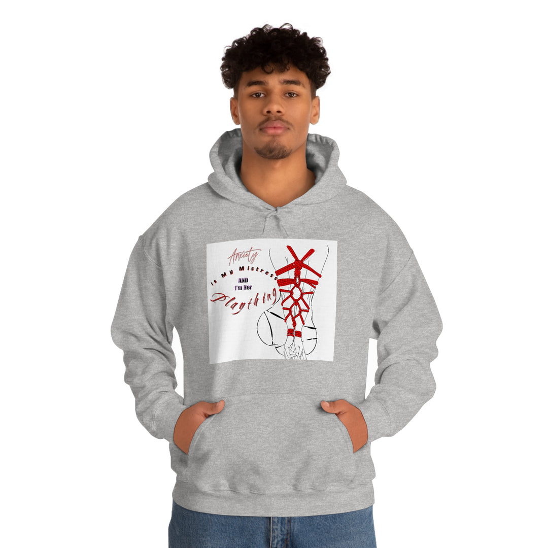 Anxiety is My Mistress Unisex Heavy Blend™ Hooded Sweatshirt
